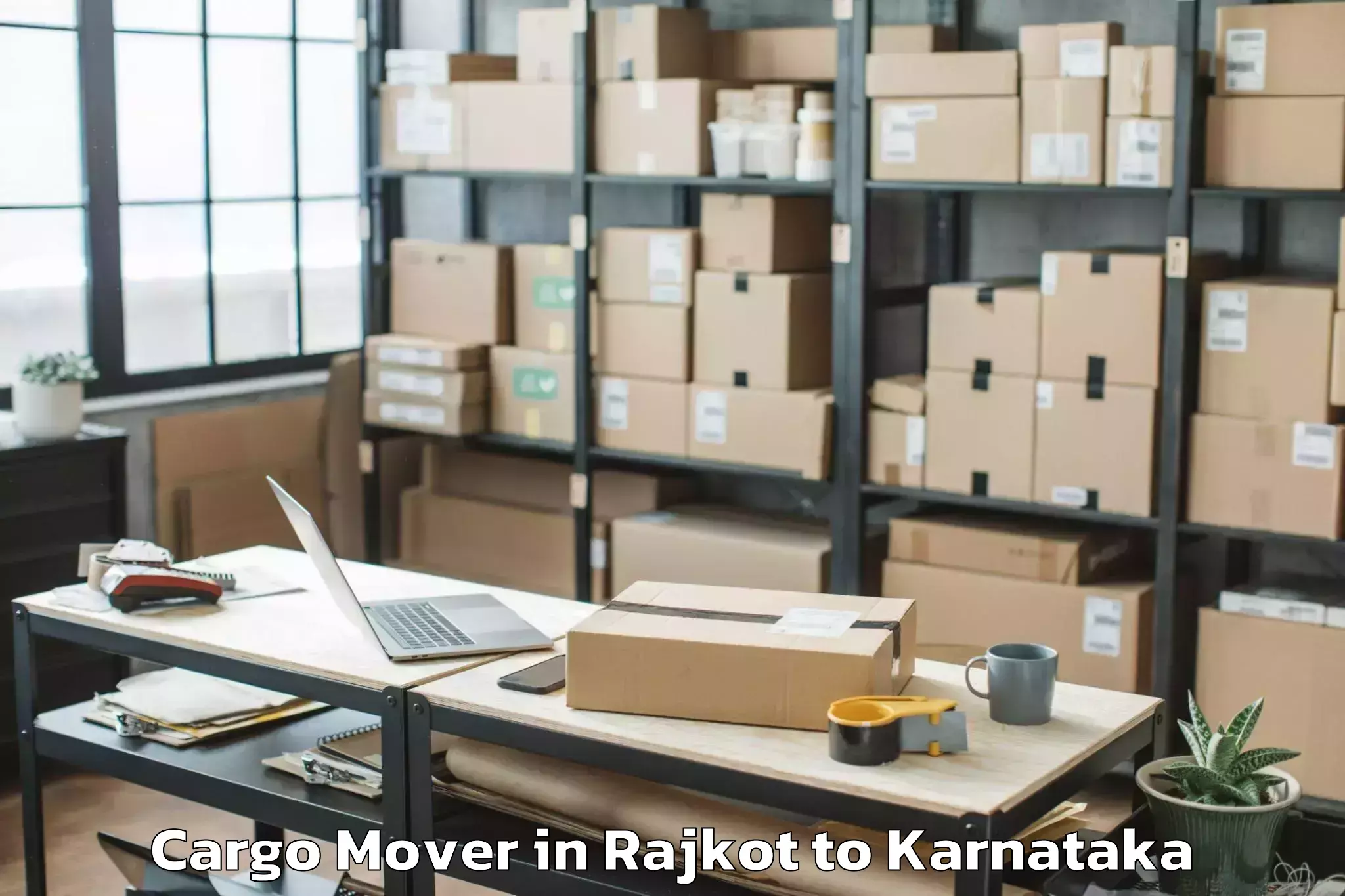 Reliable Rajkot to Tiptur Cargo Mover